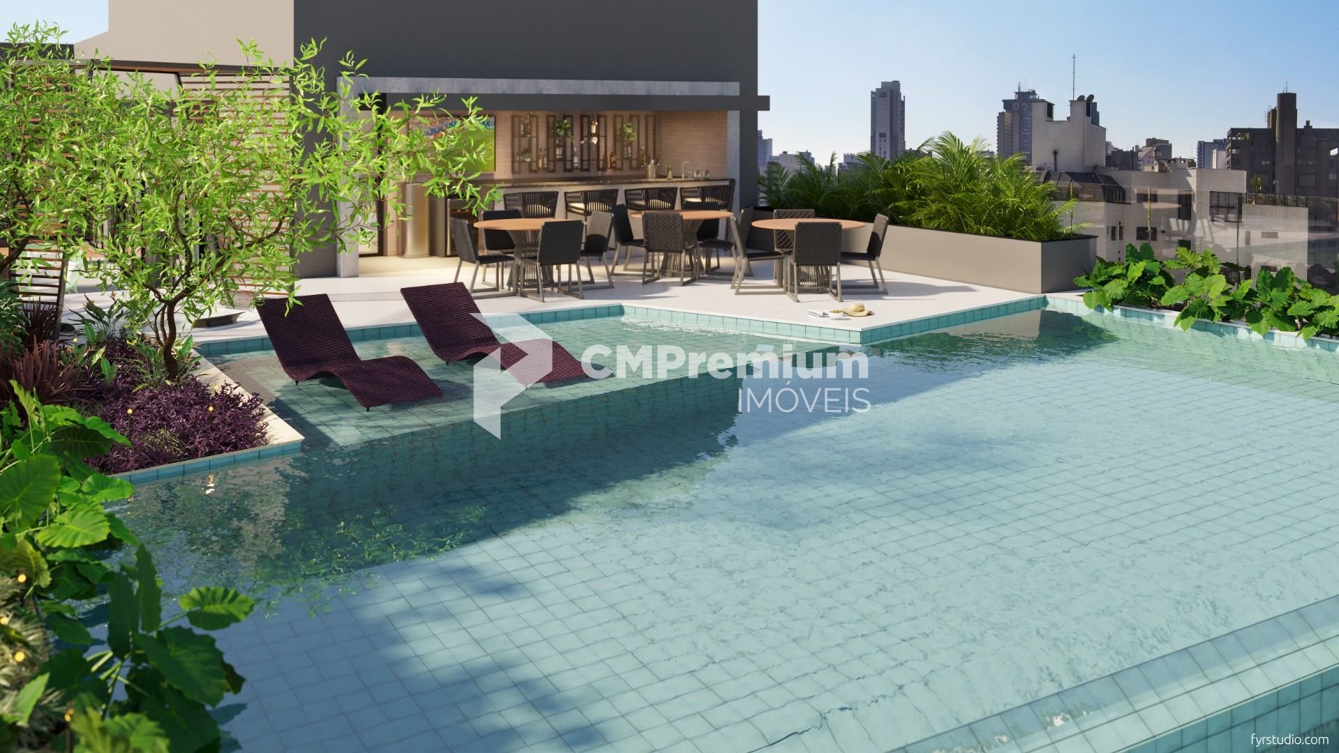 Studio com 1 dormitório à venda,53.93 m , batel, CURITIBA - PR