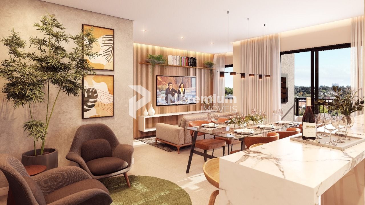 Apartamento com 2 dormitórios à venda,66.84 m , seminário, CUR...