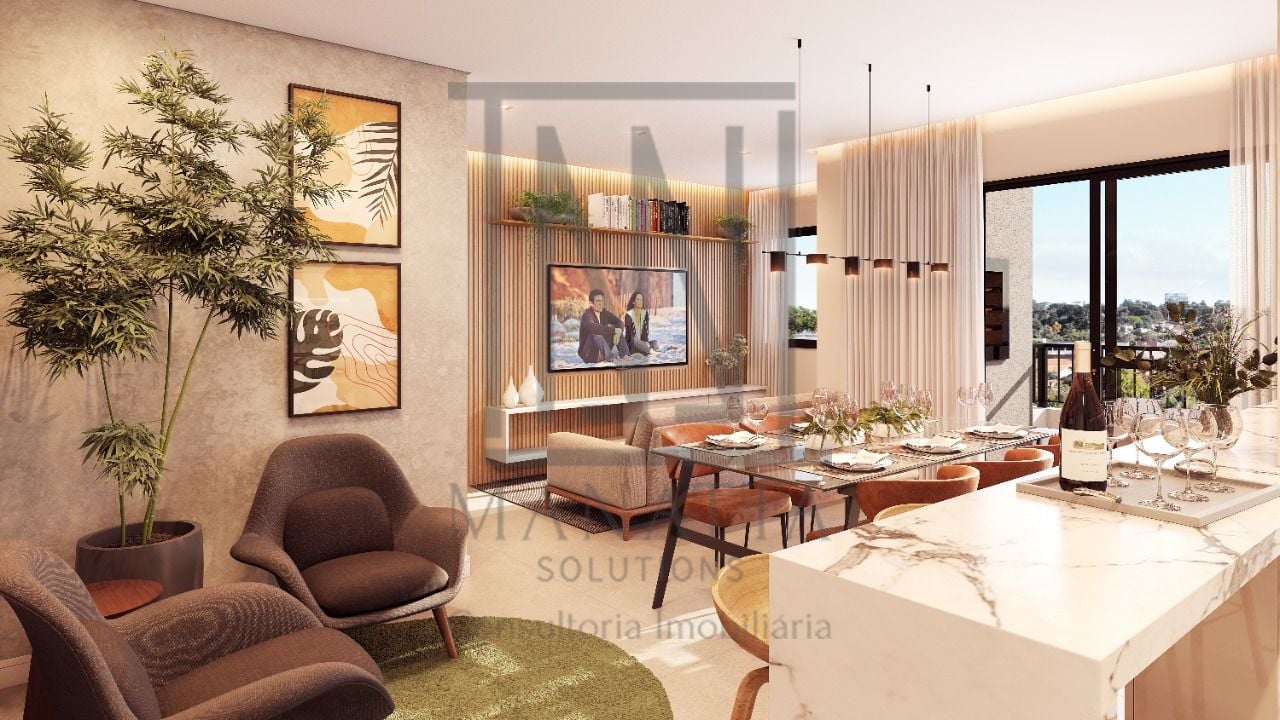 Apartamento com 2 dormitórios à venda,66.84 m , seminário, CUR...