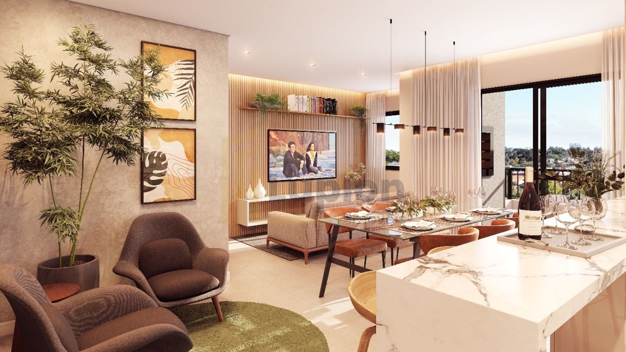 Apartamento com 2 dormitórios à venda,66.84 m , seminário, CUR...