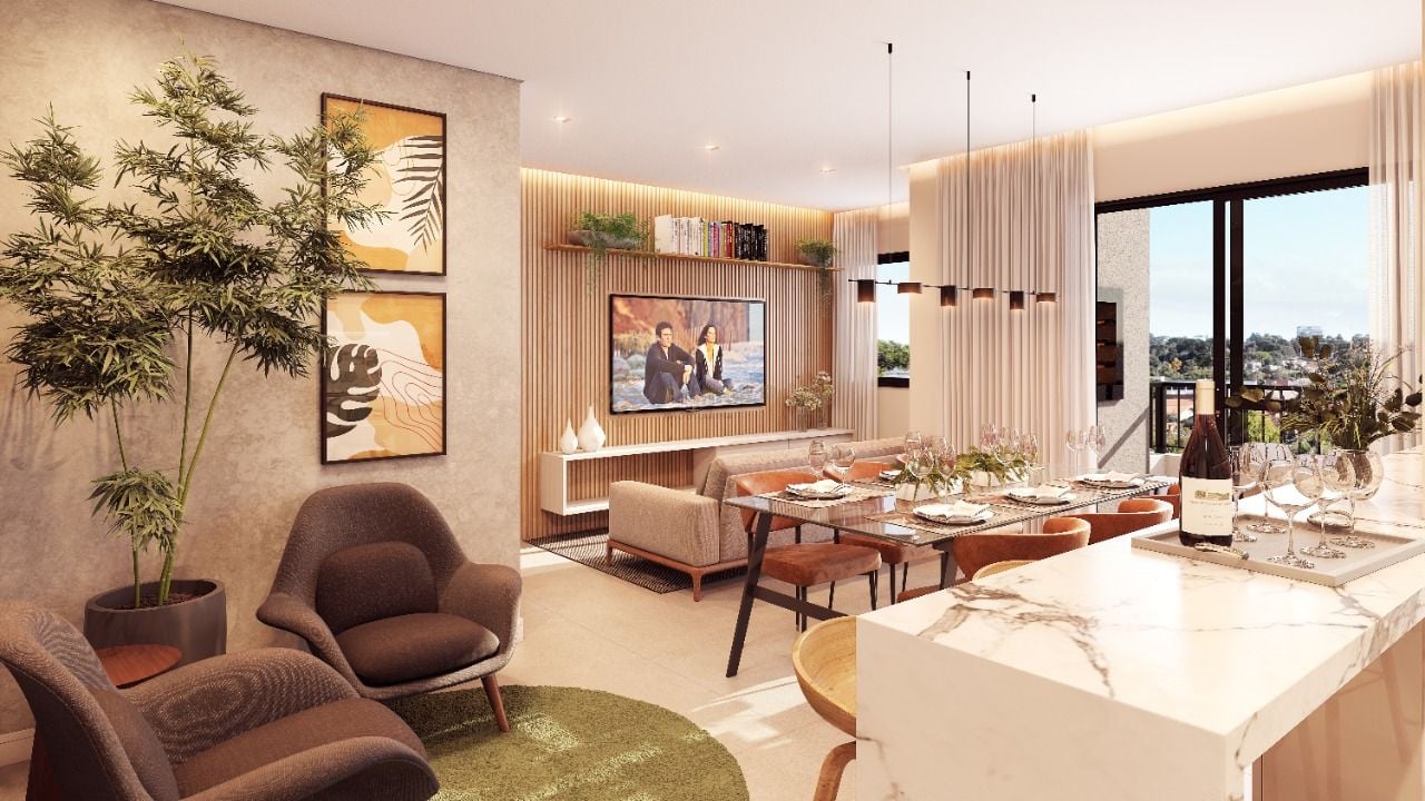 Apartamento com 2 dormit?rios ? venda,66.84 m , semin?rio, CUR...