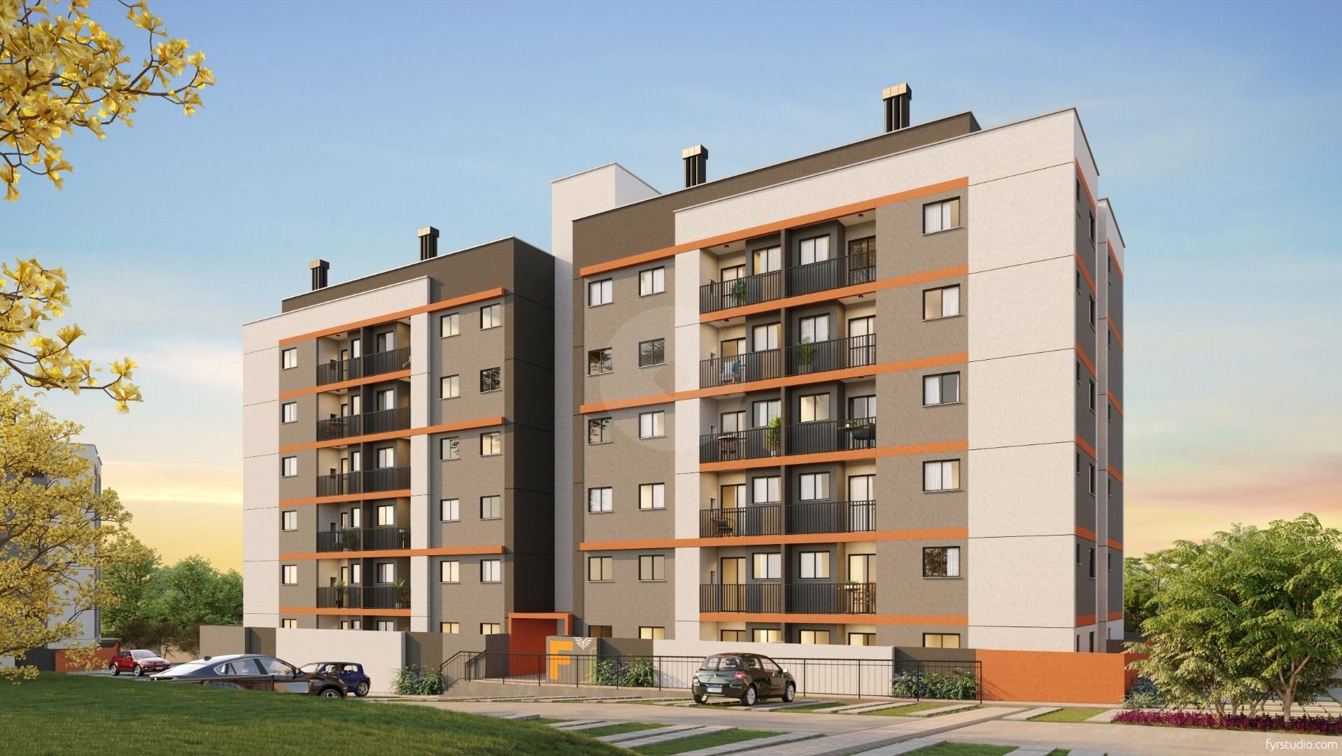 Apartamento com 2 dormitórios à venda, cidade industrial, CURITIBA - PR