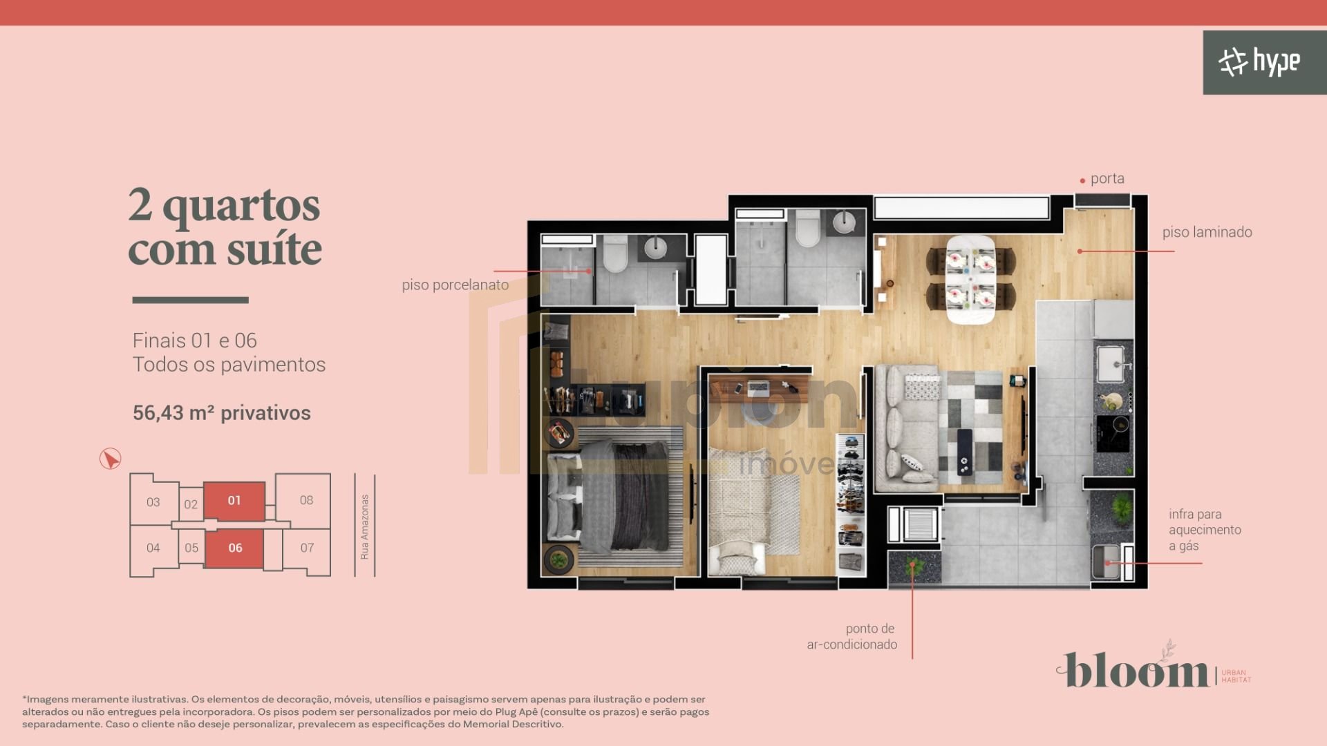 Apartamento com 2 dormitórios à venda, 55 m  por R  619.900,00...