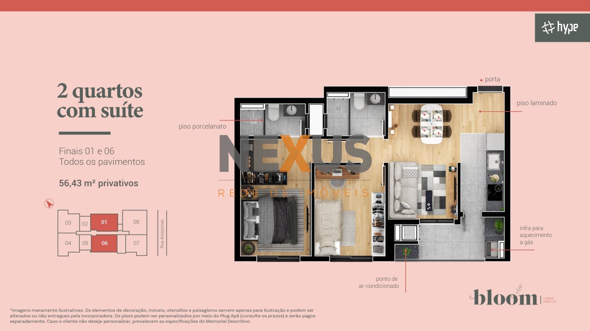 Apartamento com 2 dormitórios à venda, 55 m  por R  619.900,00...
