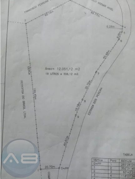 Terreno à venda, 12000 m  por R  1.654.000,00 - Areia Branca d...