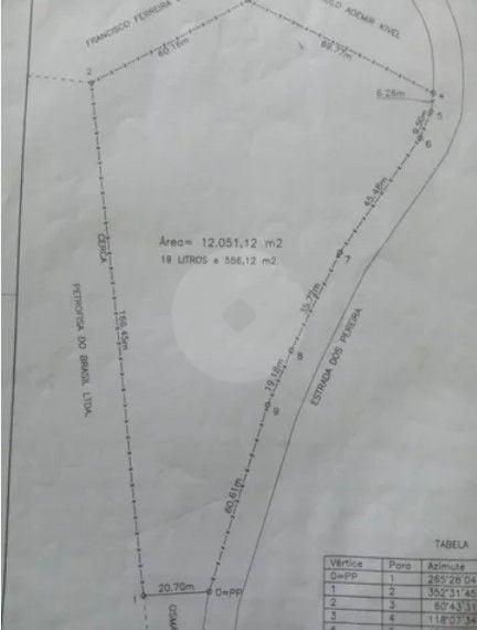 Terreno em Mandirituba  12.000 m , asfaltado, lote a partir de 4.000 m 
