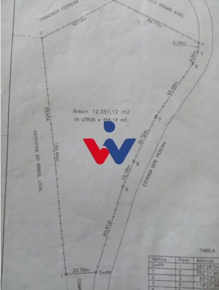 Terreno à venda, 12000 m  por R  1.654.000,00 - Areia Branca d...