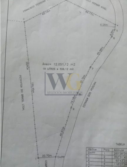 Terreno à venda, 12000 m  por R  1.654.000,00 - Areia Branca d...