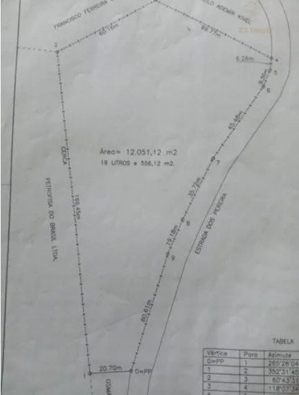 Terreno à venda, 12000 m  por R  1.654.000,00 - Areia Branca d...