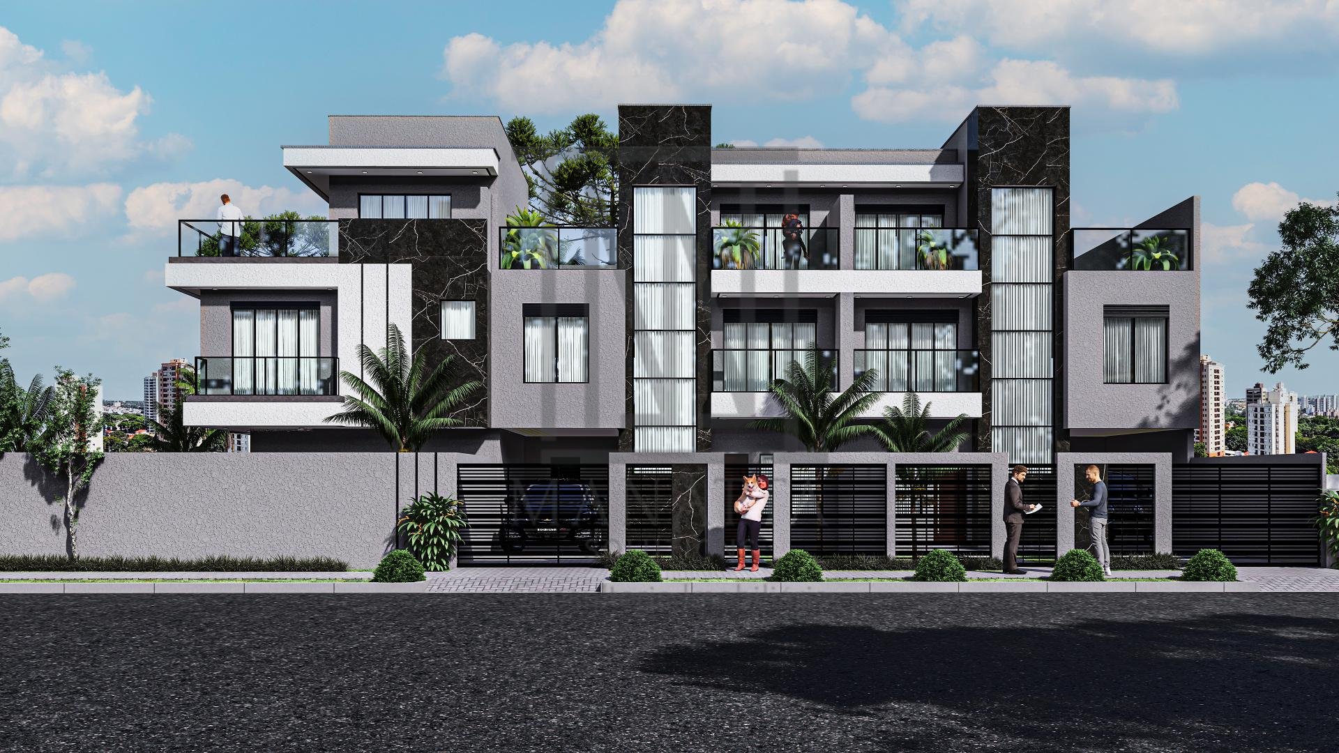 Sobrado com 3 quartos à venda, Água Verde, CURITIBA - PR