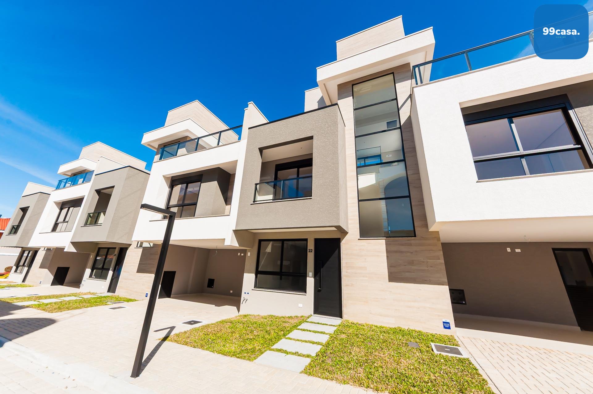 Sobrado com 3 quartos em condomínio à venda, Santa Felicidade,...