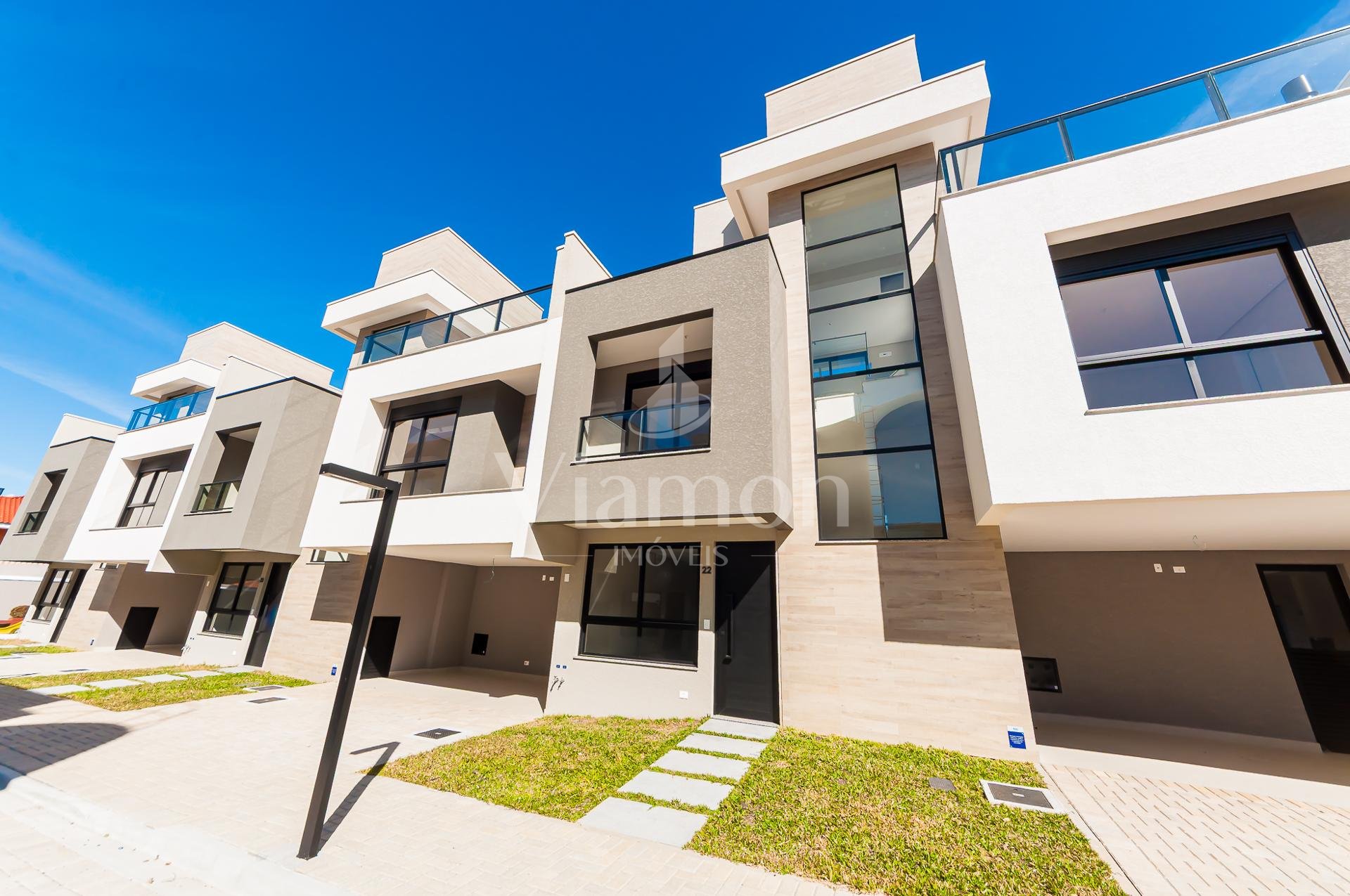 Sobrado com 3 quartos em condomínio à venda, Santa Felicidade,...