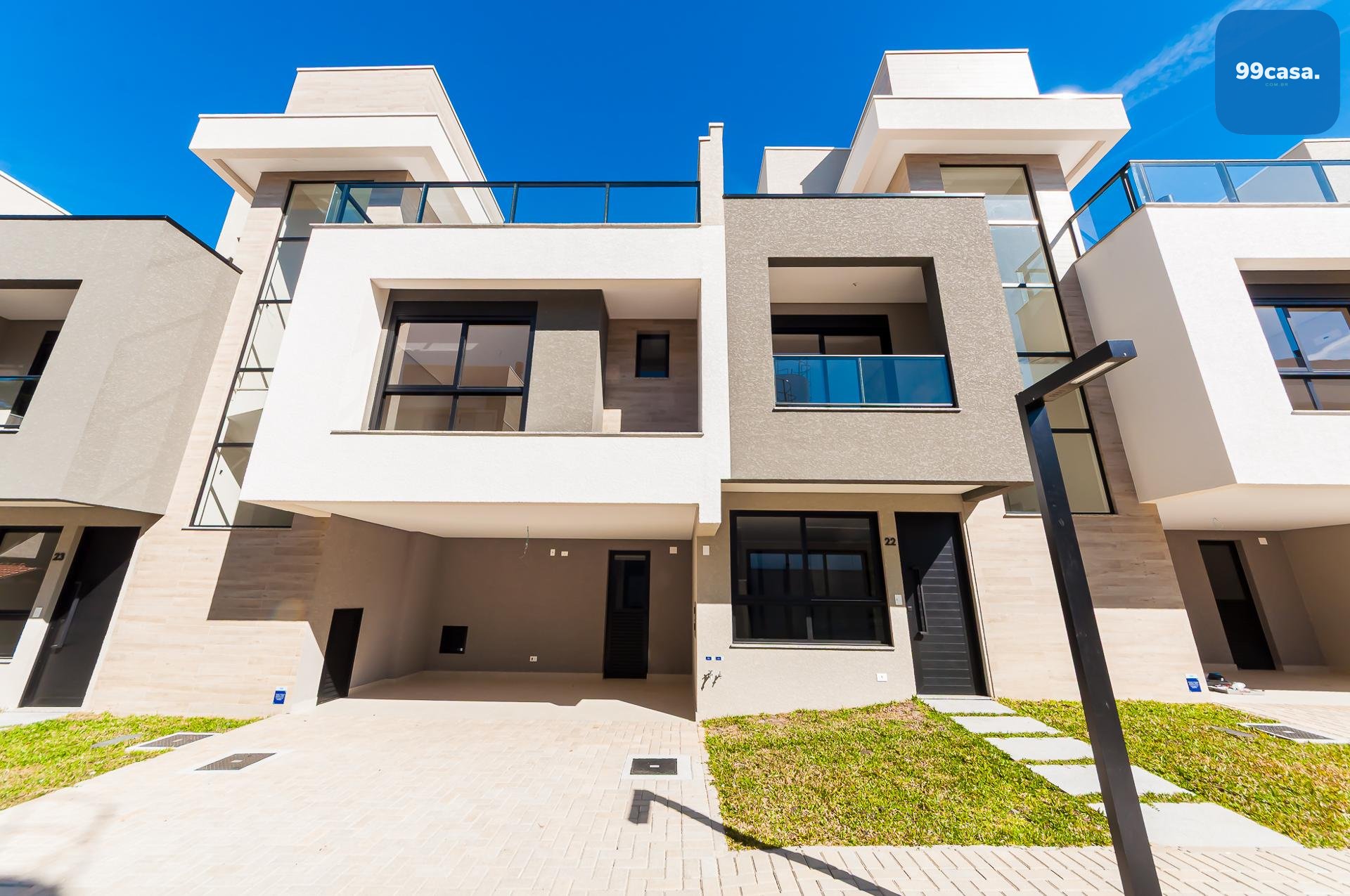 Sobrado com 3 quartos em condomínio à venda, Santa Felicidade,...