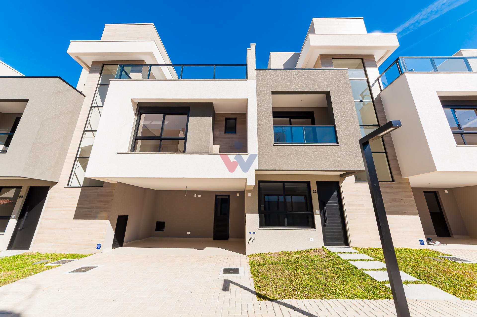Sobrado com 3 quartos em condomínio à venda, Santa Felicidade,...
