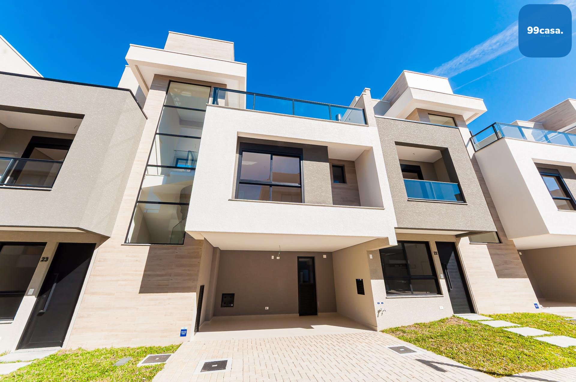 Sobrado com 3 quartos em condomínio à venda, Santa Felicidade,...