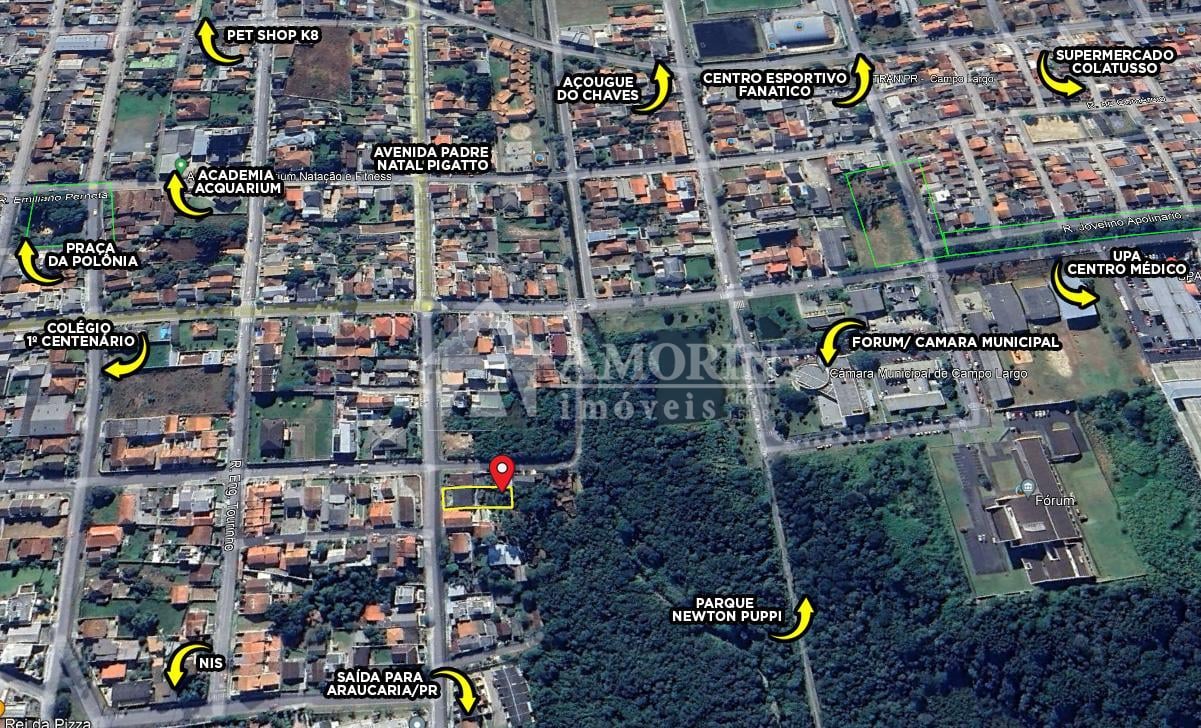 Casa à Venda no Centro de Campo Largo PR Localização Privilegi...