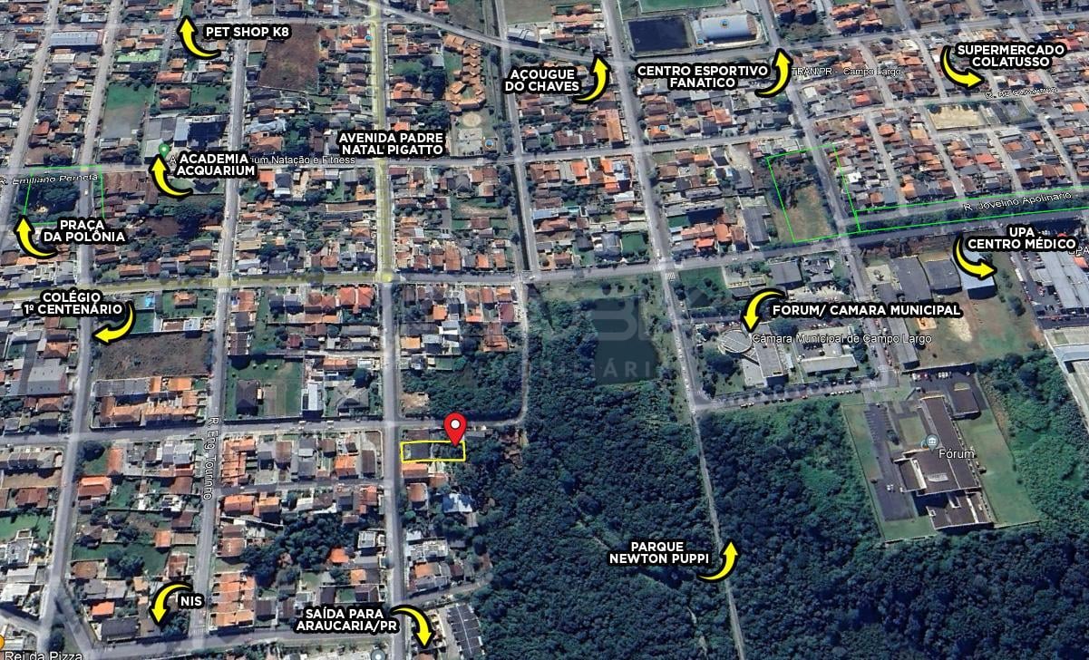 Casa à Venda no Centro de Campo Largo PR Localização Privilegi...
