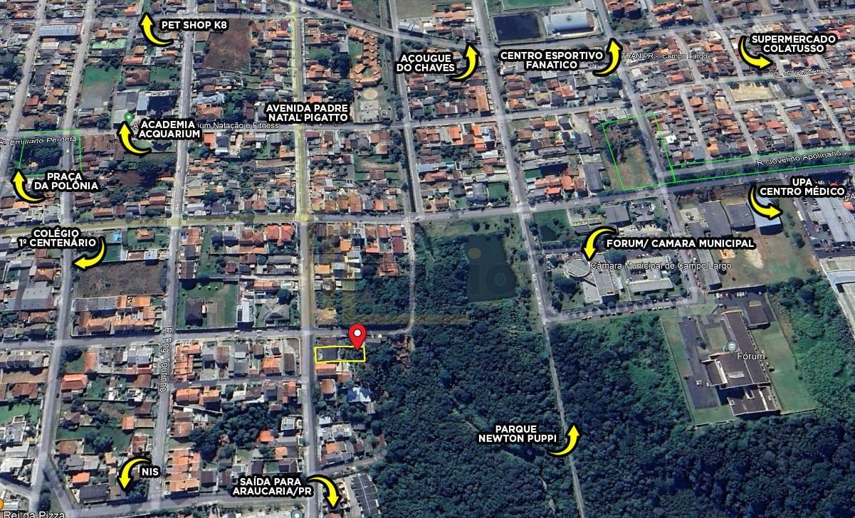 Casa à Venda no Centro de Campo Largo PR Localização Privilegi...