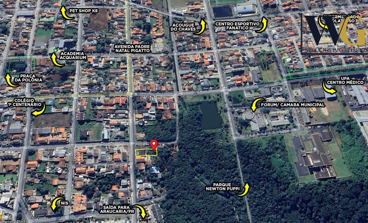 Casa à Venda no Centro de Campo Largo PR Localização Privilegi...