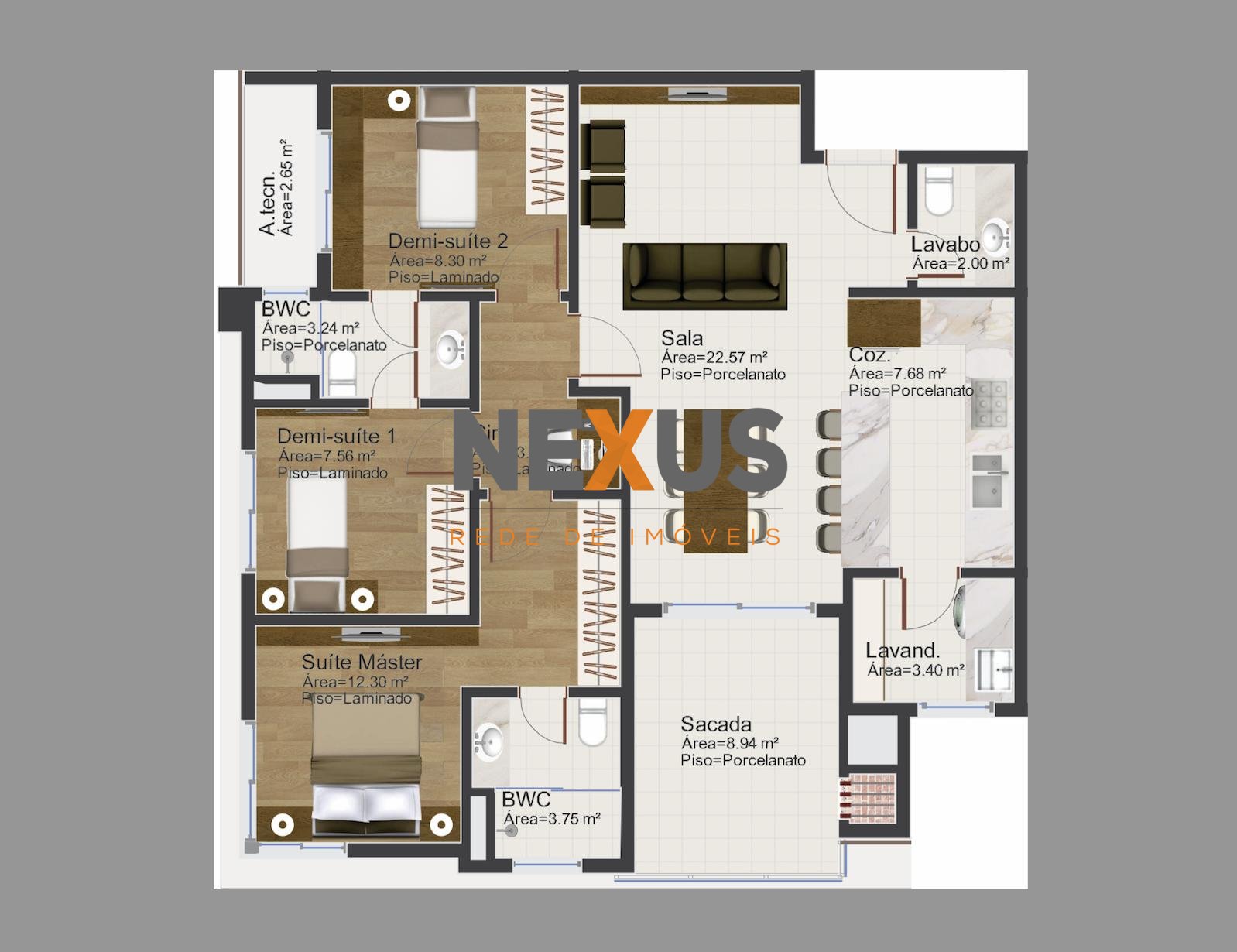 Apartamento luxuoso premium, no bairro Cristo Rei, Curitiba PR...
