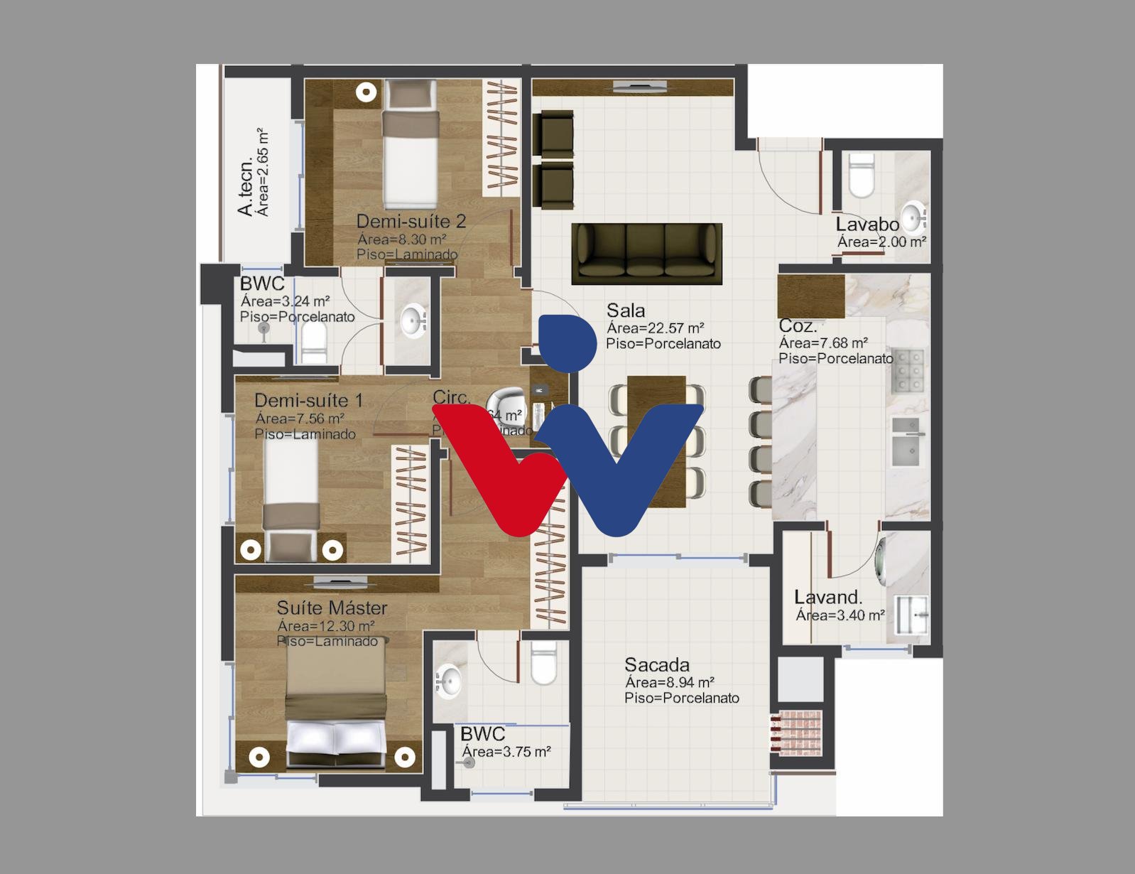 Apartamento luxuoso premium, no bairro Cristo Rei, Curitiba PR...