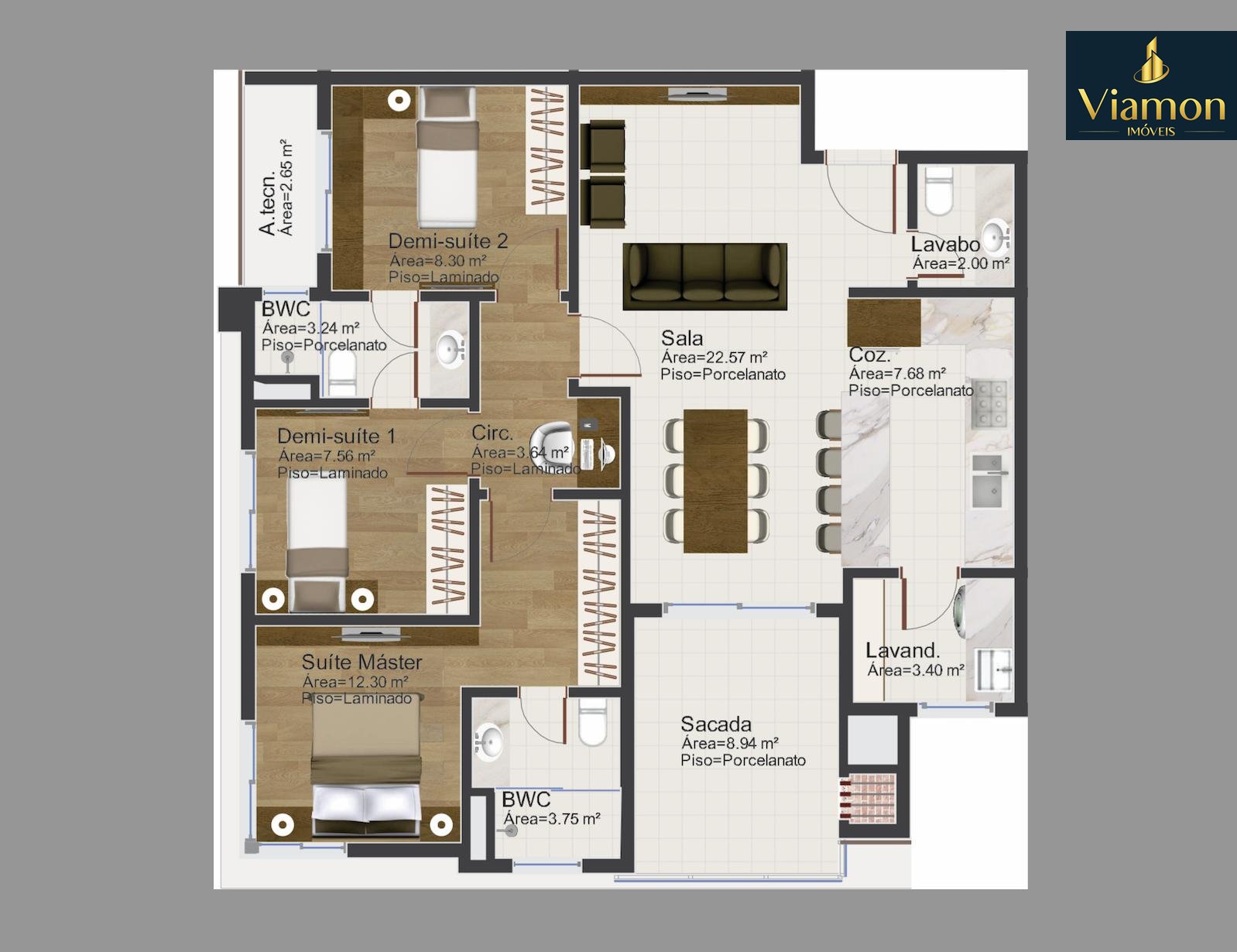 Apartamento luxuoso premium, no bairro Cristo Rei, Curitiba PR...