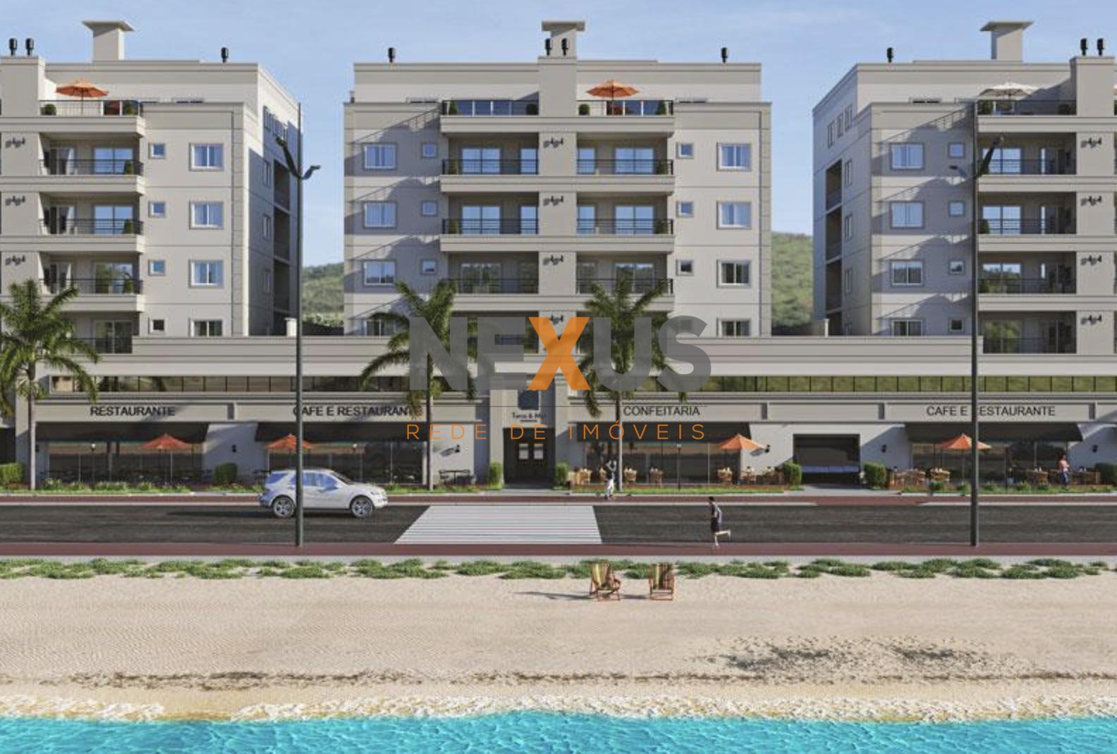 Apartamento à venda, alto padrão com vista para o mar no Terra...